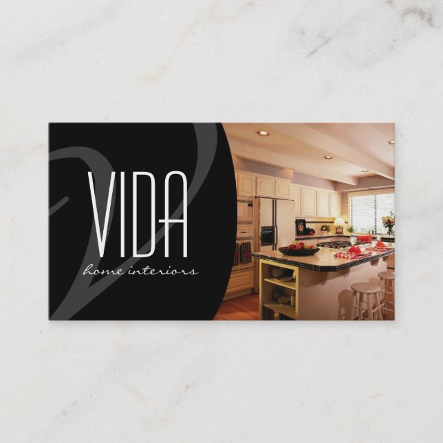 Interior Designer Business Card (Front)