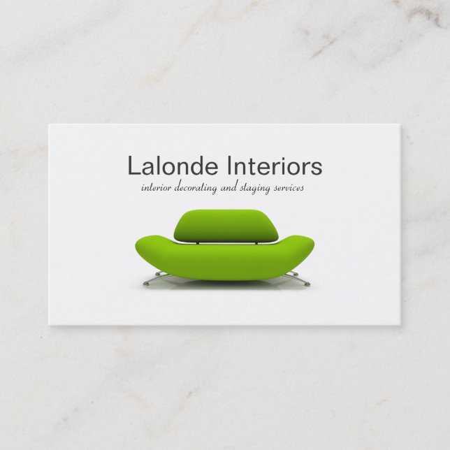 Interior Designer Business Card (Front)