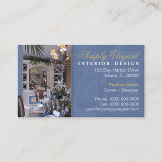 Interior Designer Business Card