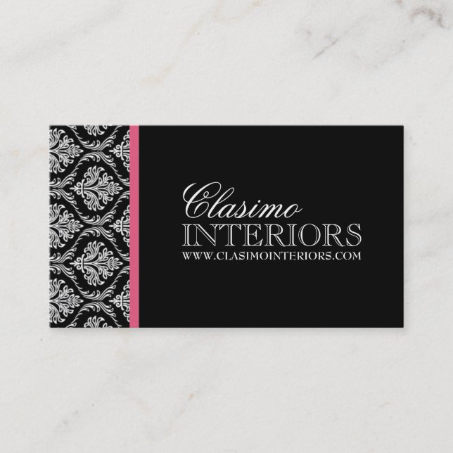 Interior Designer Business Card (Front)