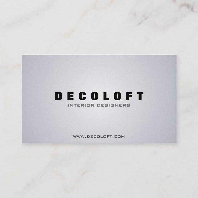 Interior Designer - Business Cards (Front)