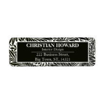 Interior Designer Elegant Black and White Pattern