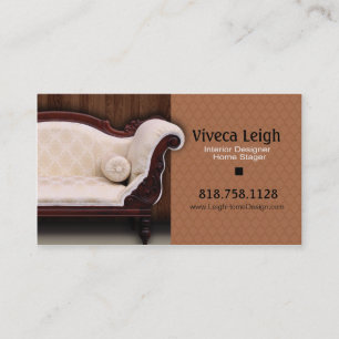 Interior Designer, Home Stager Business Card