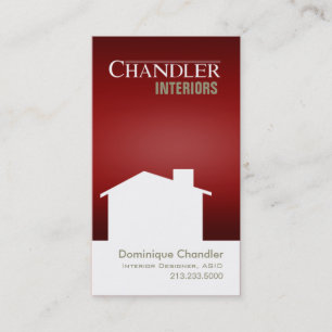 Interior Designer Home Stager Design Consultant Business Card