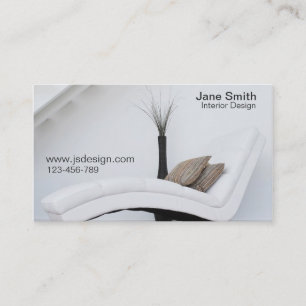 Interior Designer Interior Decorator, Colour Business Card
