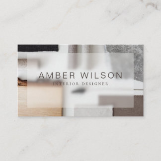 Interior Designer Modern Aesthetic Business Card