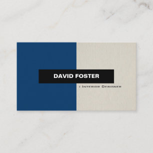 Interior Designer - Simple Elegant Stylish Business Card