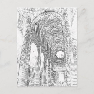 Interior Etching Postcard
