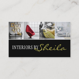 Interior Exterior Designer Furniture Store Business Card