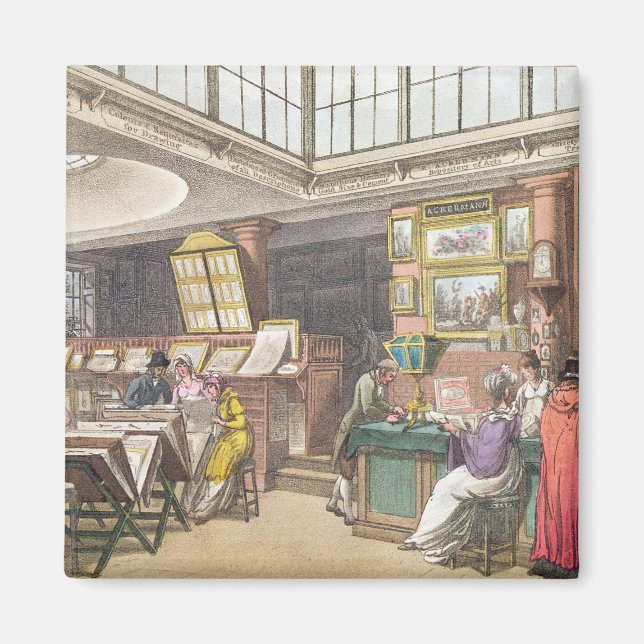 Interior from Ackermann's 'Repository of Arts, Lit Magnet (Front)
