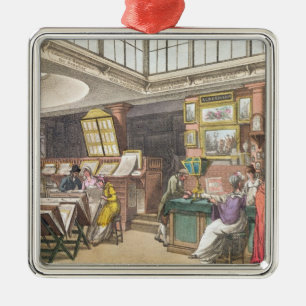 Interior from Ackermann's 'Repository of Arts, Lit Metal Ornament