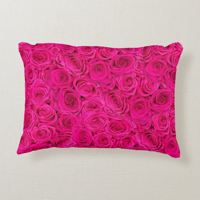 Interior Glitter Chic Silver Home Rose Marble Pill Accent Pillow (Back)