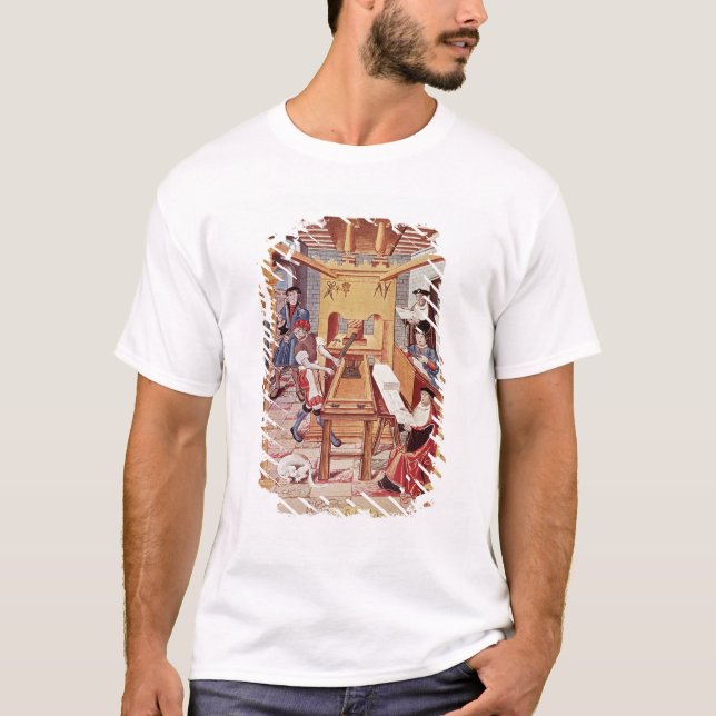 Interior of a 16th century printing works T-Shirt (Front)