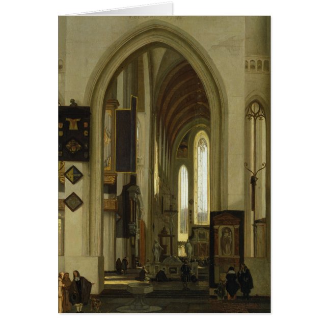 Interior of a Church with Figures, 1685 (Front)