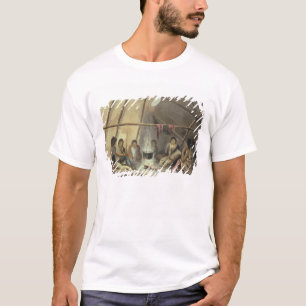 Interior of a Cree Indian Tent, March 25th 1820, f T-Shirt