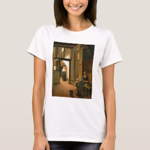 Interior of a Dutch House (oil on panel) T-Shirt