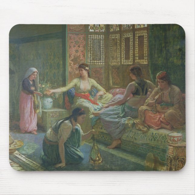 Interior of a Harem, c.1865 Mouse Pad (Front)