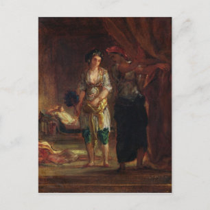 Interior of a Harem in Oran, c.1847 Postcard
