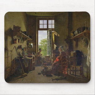 Interior of a Kitchen, 1815 Mouse Pad