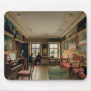 Interior of a Manor House, 1830s Mouse Pad