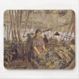 Interior of a Munitions Factory Mouse Pad