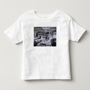 Interior of a Nile Boat (b&w photo) Toddler T-shirt