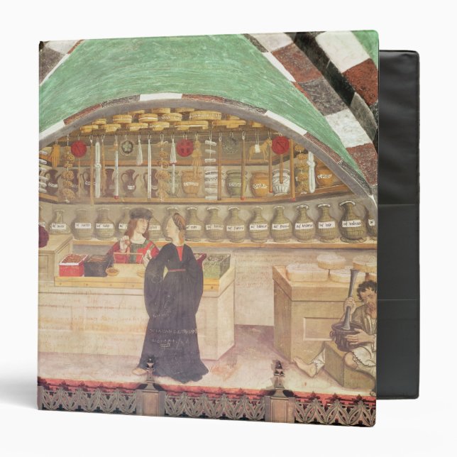 Interior of a pharmacy binder (Front/Inside)