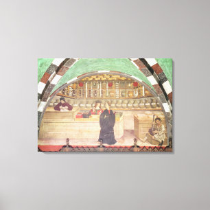 Interior of a pharmacy canvas print