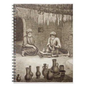 Interior of a Potter's Workshop, from Volume II Ar Notebook
