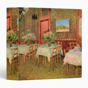 Interior of a Restaurant by Vincent van Gogh Binder
