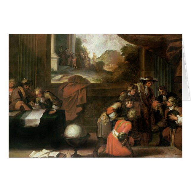 Interior of a Room with Geographers (Front Horizontal)