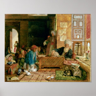Interior of a School, Cairo Poster
