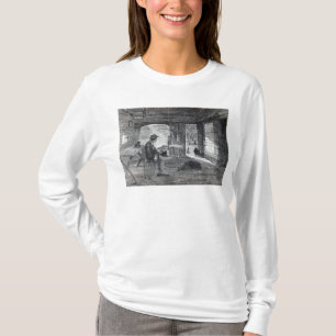 Interior of a settler's hut in Australia T-Shirt