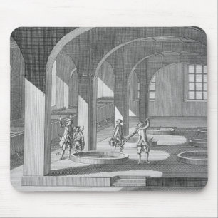 Interior of a Soap Factory, illustration for an en Mouse Pad