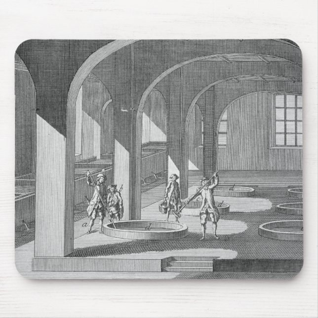 Interior of a Soap Factory, illustration for an en Mouse Pad (Front)