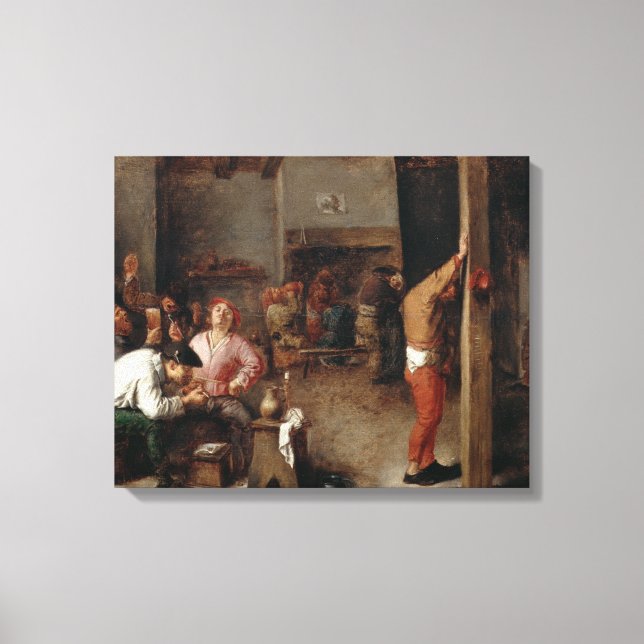 Interior of a Tavern Canvas Print (Front)