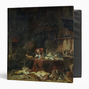 Interior of an Alchemist's Study Binder