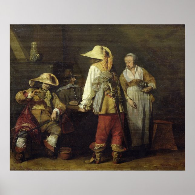Interior of an Inn, 1636 Poster (Front)