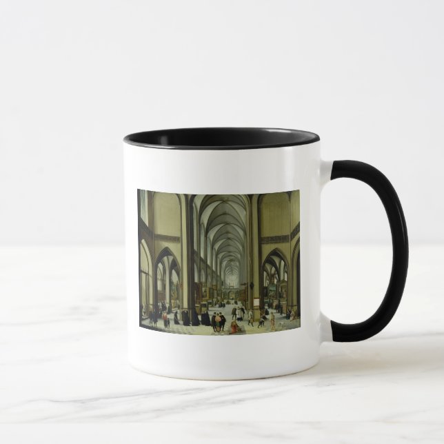 Interior of Antwerp cathedral Mug (Right)
