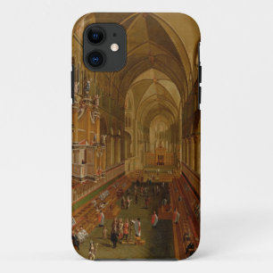 Interior of Canterbury Cathedral, c.1675-1700 (oil iPhone 11 Case