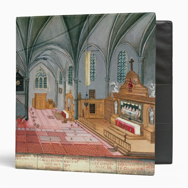 Interior of Church, from 'L'Abbaye de Binder (Front/Inside)