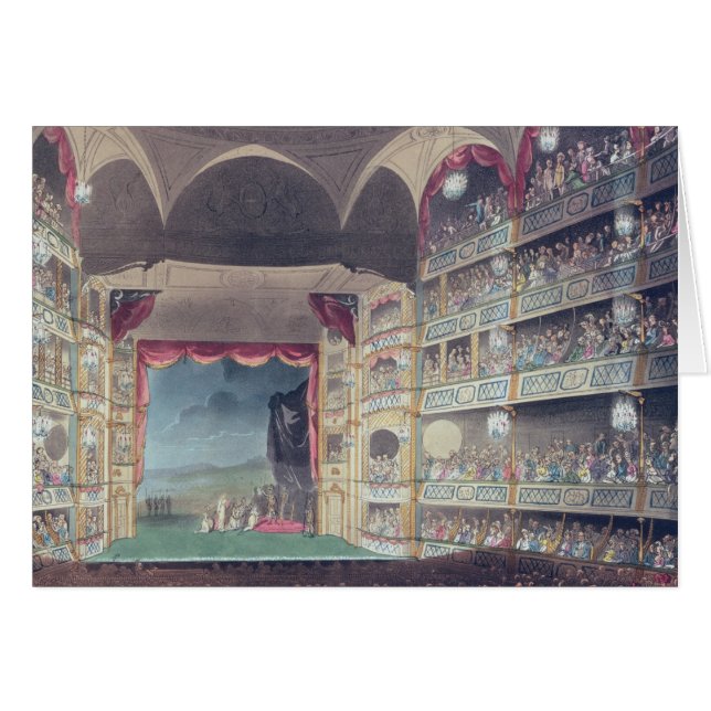 Interior of Drury Lane Theatre, 1808 (Front Horizontal)