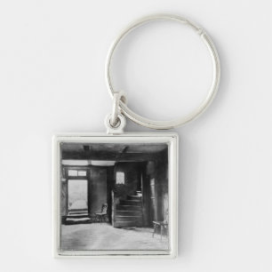 Interior of Johann Sebastian Bach's  house Keychain