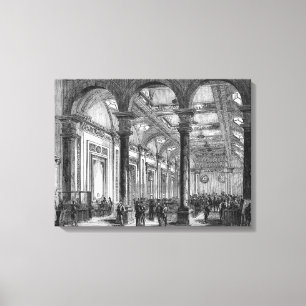 Interior of Lloyd's of London Canvas Print