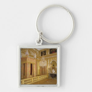 Interior of Louis XIV's bedroom, 1701-23 Keychain
