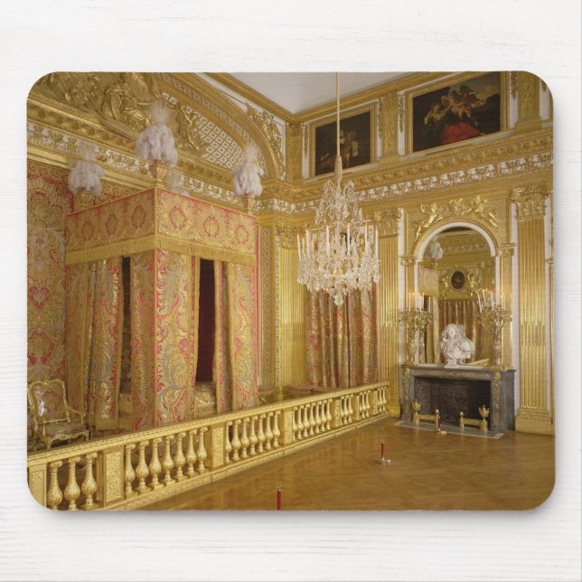 Interior of Louis XIV's bedroom, 1701-23 Mouse Pad (Front)