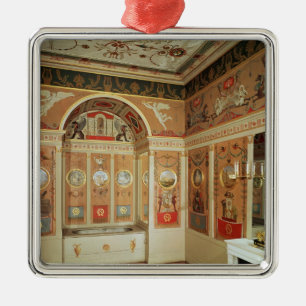 Interior of Napoleon's bathroom, built in 1807 Metal Ornament