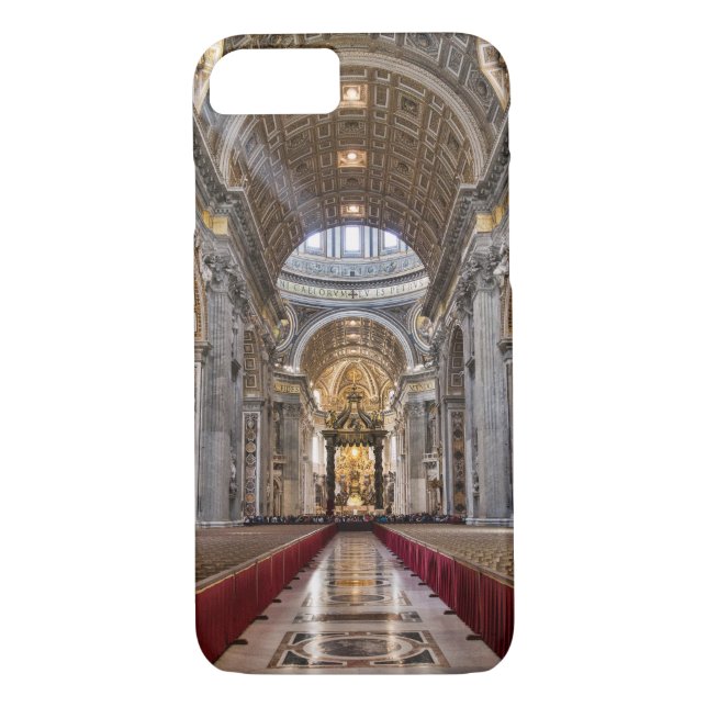 Interior of St. Peter's Basilica Case-Mate iPhone Case (Back)
