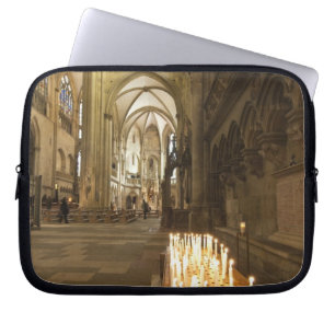 Interior of St. Peter's Cathedral in Regensburg Laptop Sleeve