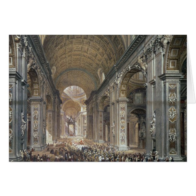 Interior of St. Peter's, Rome, 1867 (Front Horizontal)